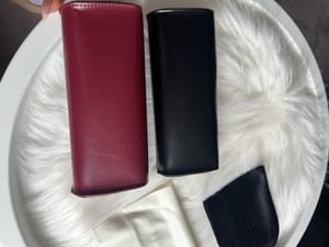 Gucci Brillenetui Set | Edel | Bordeaux & Schwarz | Geschenk – Bild 5 von 6