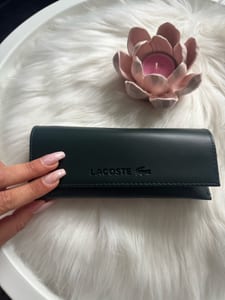 Lacoste Brillen Etui edles dunkelgrün