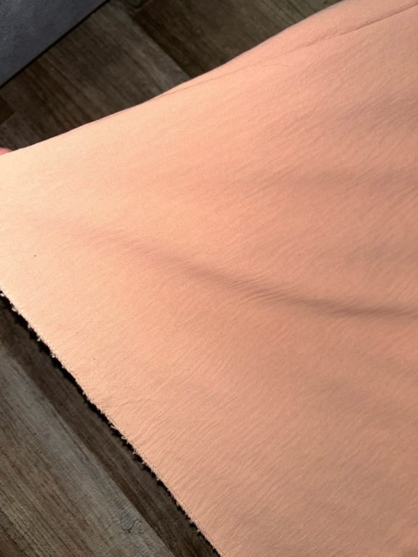Damen abaya in lachsfarbe mit passenden khimar dazu – Einheitsgröße – Lachsfarben – Bild 4 von 4
