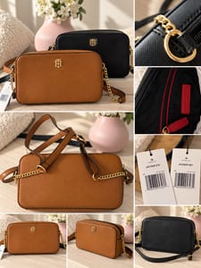 Tommy Hilfiger Damen Taschen Set Schwarz & Braun | 69J7839 | NEU Weihnachtsgeschenk