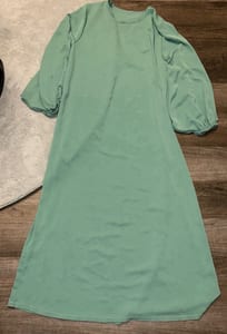 Damen abaya in mintgrün – Einheitsgröße – Bild 2 von 2