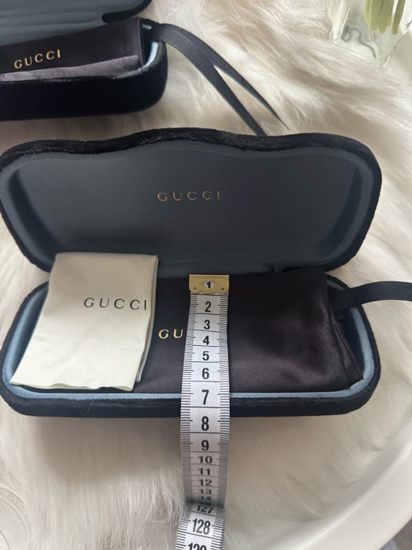 Gucci Brillen Etui schwarz samt – Bild 4 von 10