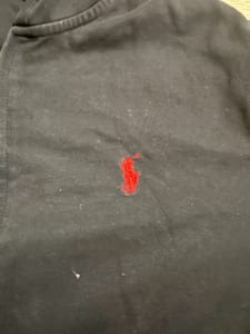 Herren Hoodie mit Reißverschluss in Schwarz – Größe M – Bild 2 von 3