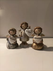 Engel-Figur „Schutzengel“ – Dekofigur mit Herz