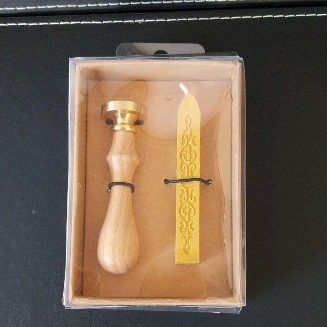 Wachssiegel-Set mit Holzgriff und Siegelstange – Bild 2 von 5